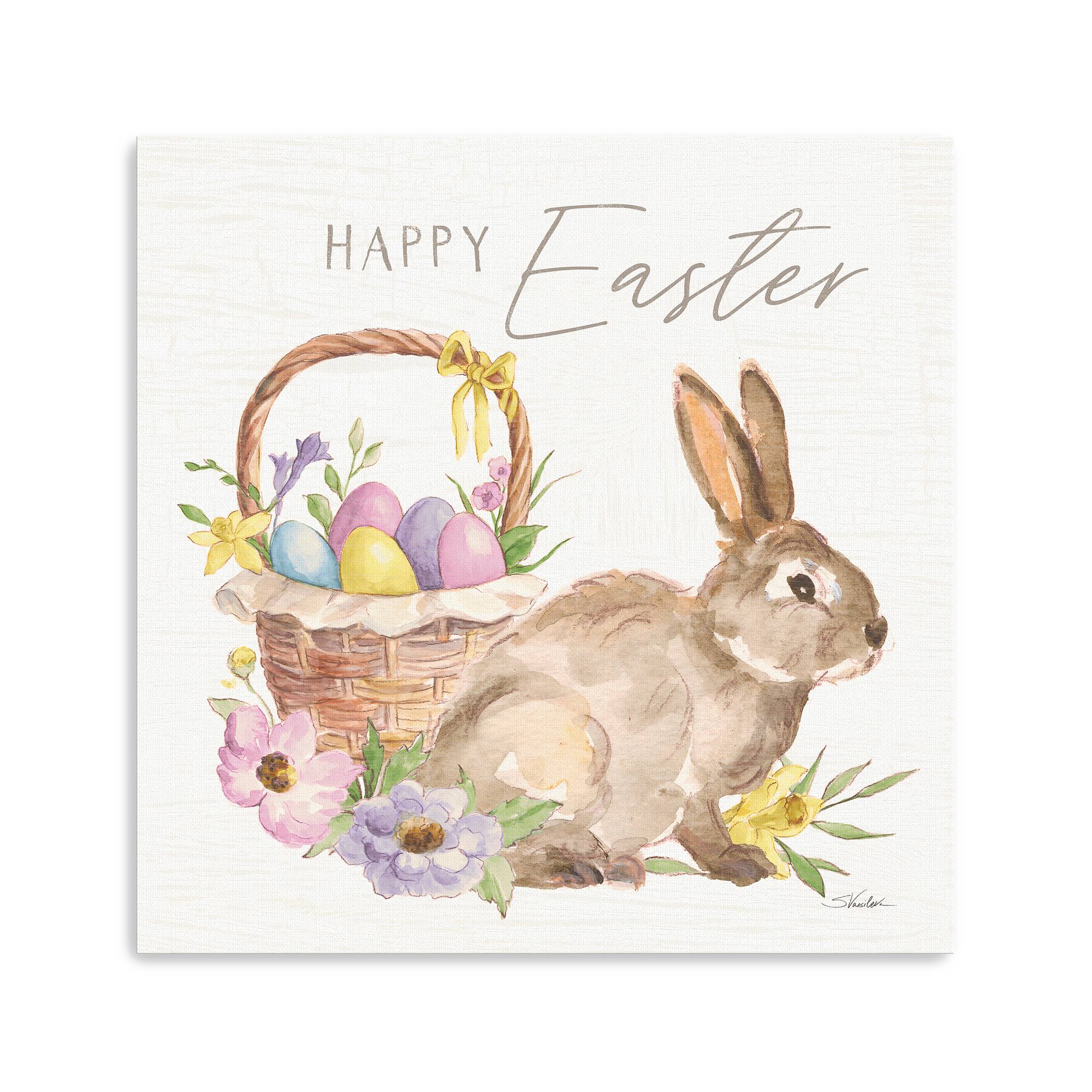 Lumaprints Happy Easter VII Bright Canvas Giclée Art